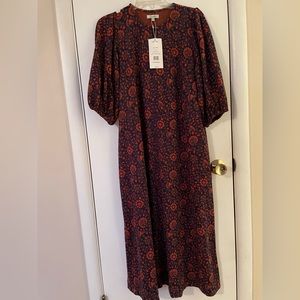 NWT Tyler Boe The floral scroll midi dress I ordered wrong size.